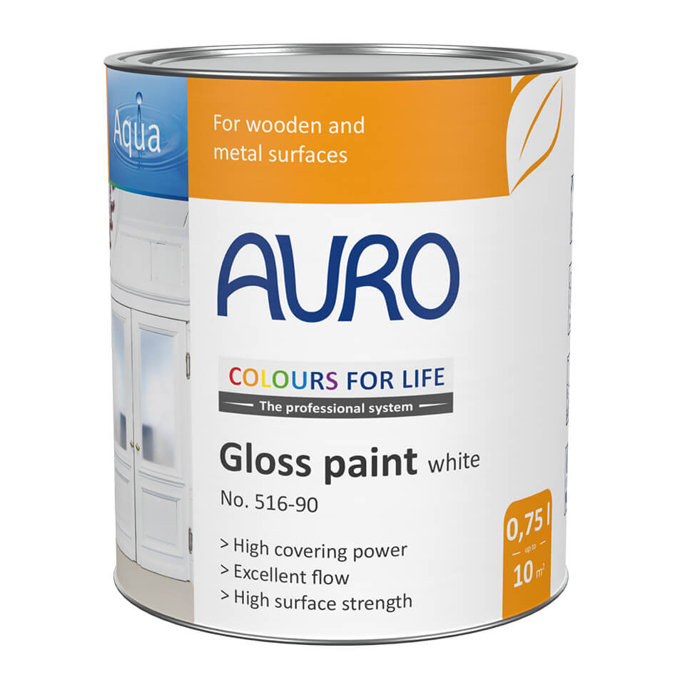 No.516-90 COLOURS FOR LIFE Gloss paint, white