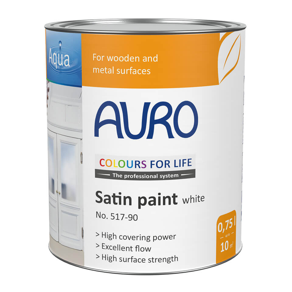 No.517-90 COLOURS FOR LIFE Satin paint, white