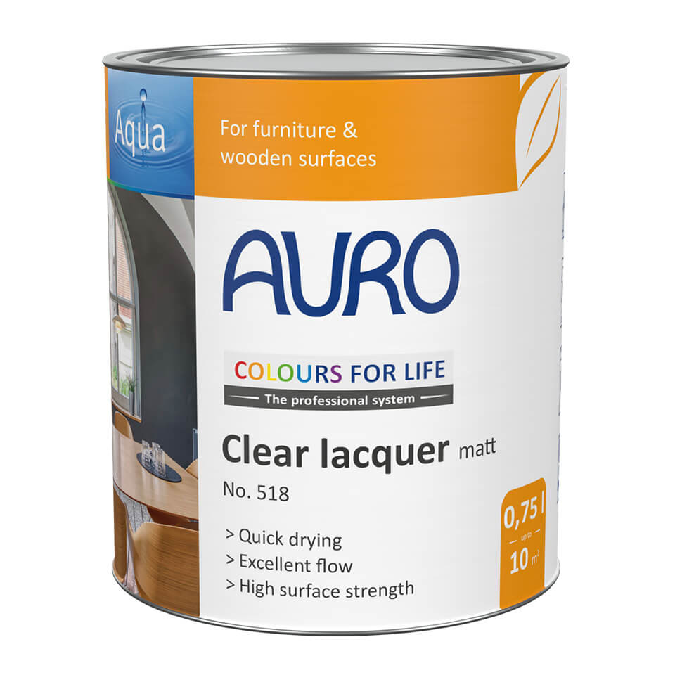 No.518 COLOURS FOR LIFE Clear lacquer, matt