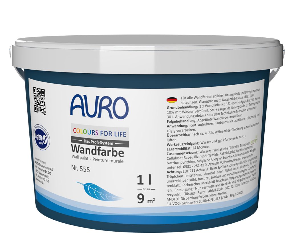 No.555 COLOURS FOR LIFE Premium wall and ceiling paint Colour tone