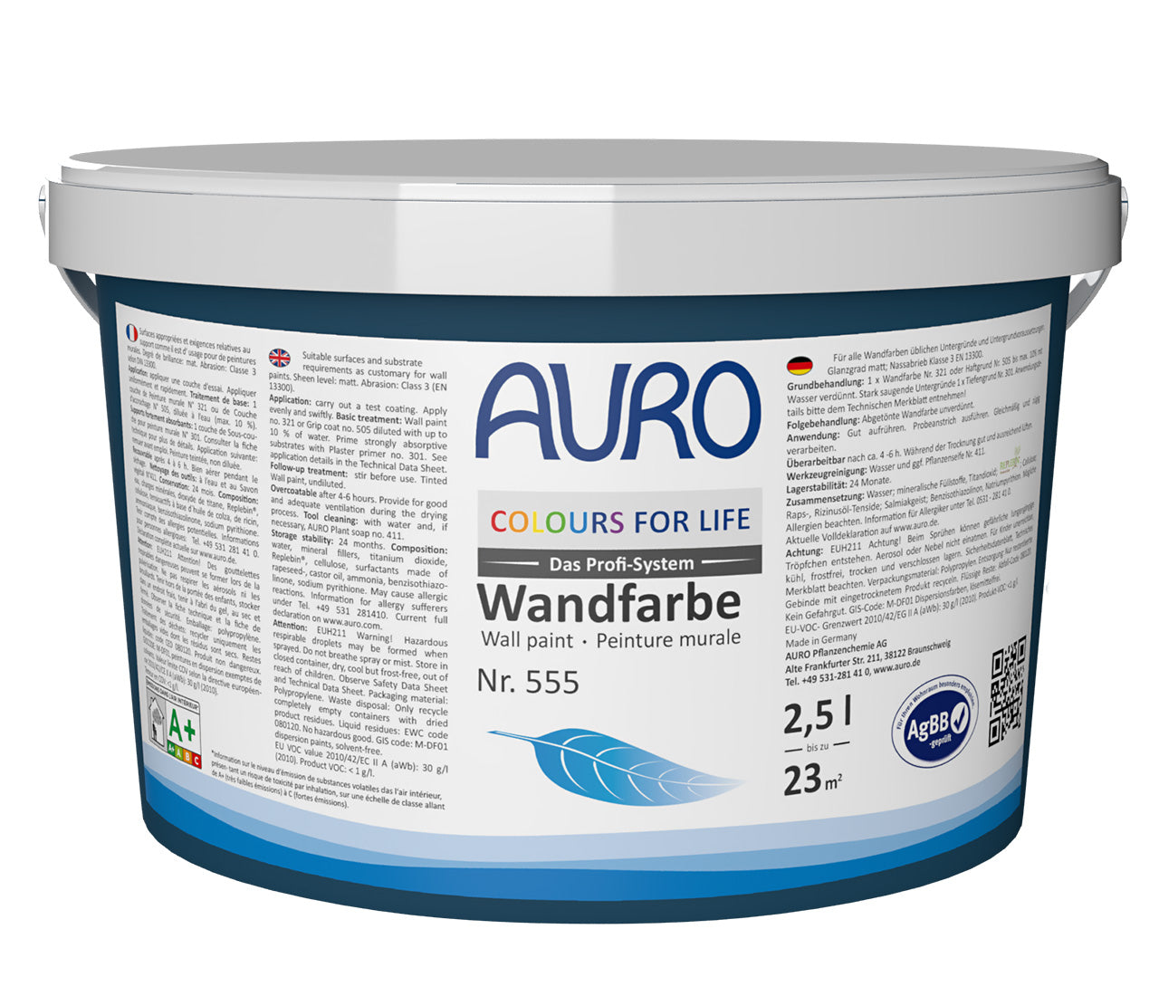 No.555 COLOURS FOR LIFE Premium wall and ceiling paint Colour tone